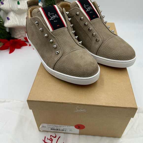 Christian Louboutin Mens FAV vontade sneakers size 41 made in Italy - Picture 2 of 11